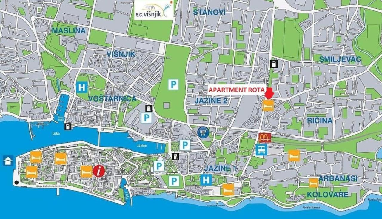 זאדאר Apartment Rota מראה חיצוני תמונה